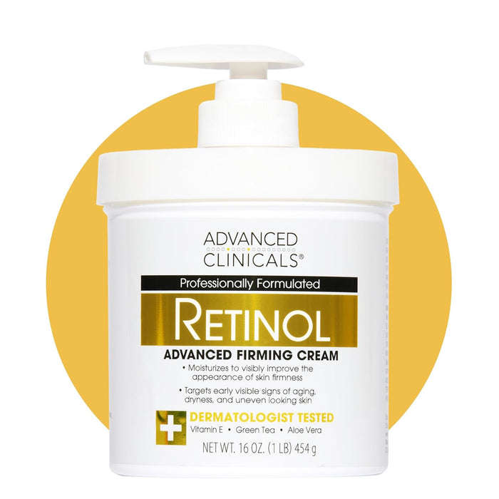 Advanced Clinicals - Loción hidratante con retinol para el cuerpo y la cara