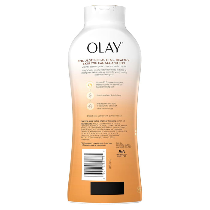 Olay Gel de Lavado Corporal para Mujeres, Hidratante y Humectante, Edición Festiva