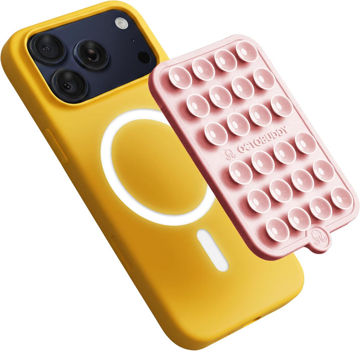 OCTOBUDDY Magnet - Soporte magnético dual y de succión para teléfono, color