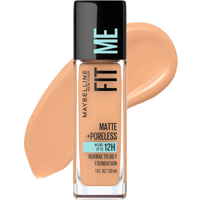 MAYBELLINE FIT ME BASE DE MAQUILLAJE LÍQUIDA MATE QUE DISIMULA LOS POROS