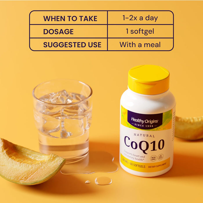 Healthy Origins CoQ10 100 mg, trans-isómero, ubiquinona, 300 cápsulas blandas