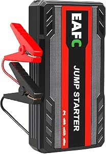 Arrancador de batería para coche de 600 A, arrancador de batería de 12 V para coches de gasolina de 3.0 L