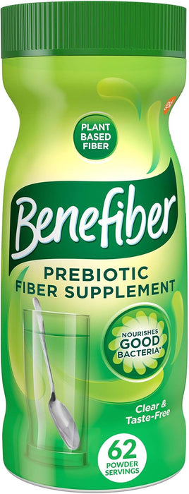 Benefiber Polvo de suplemento de fibra prebiótica diaria para la salud digestiva