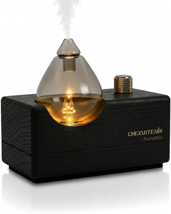 Difusor de aceite sin agua de obsidiana negra