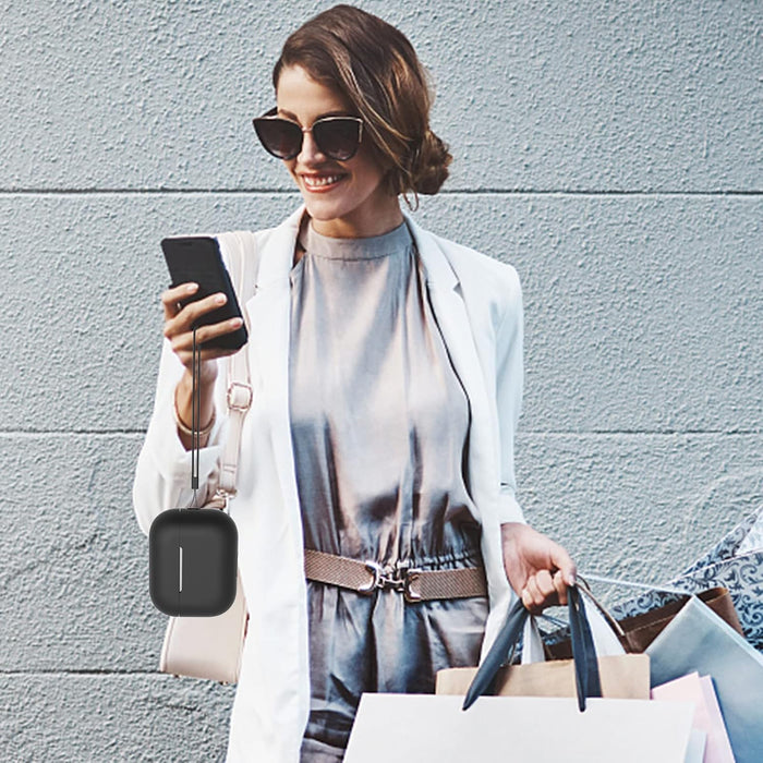 Funda de silicona para AirPods Pro 2 con kit de limpieza, lápiz y correas antipérdida