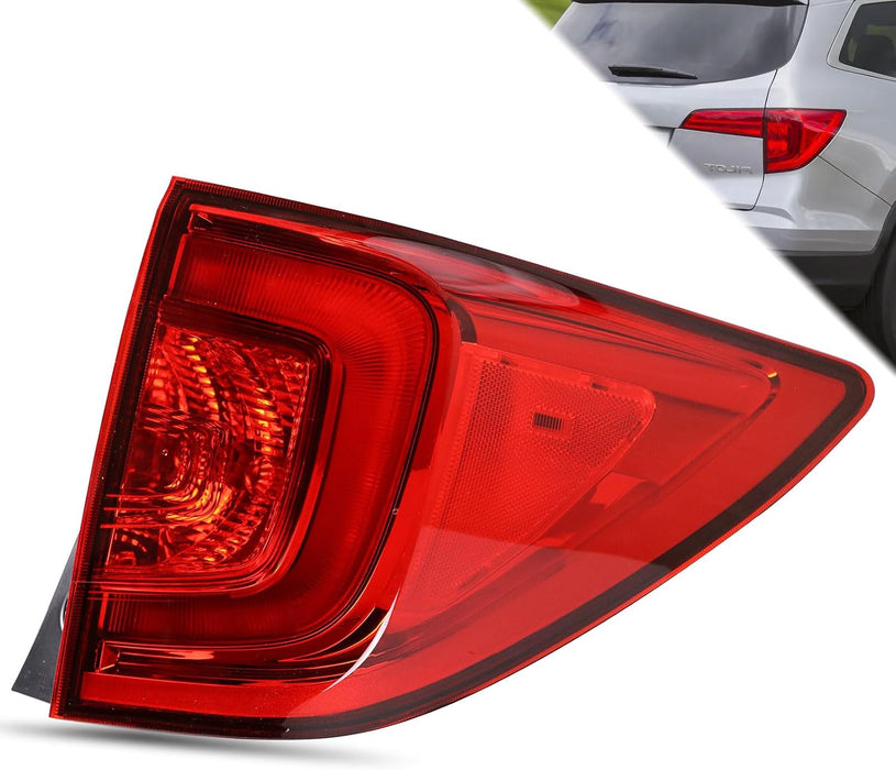 Luz trasera compatible con Honda Pilot 2016 2017 2018