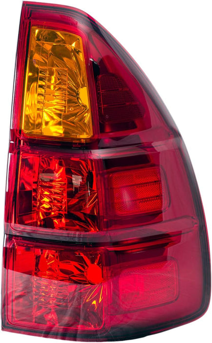 SKOPAR Luz trasera Aplicable a Lexus GX470 2003-2007 cubierta amarilla, luz de señal de freno LADO DERECHO