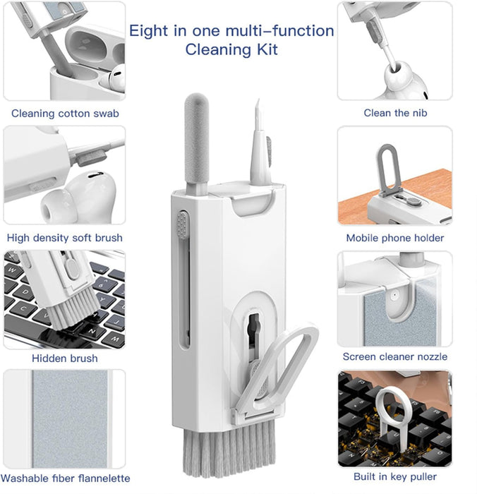 Juego de limpieza profunda limpiador electrónico, reutilizables para auriculares