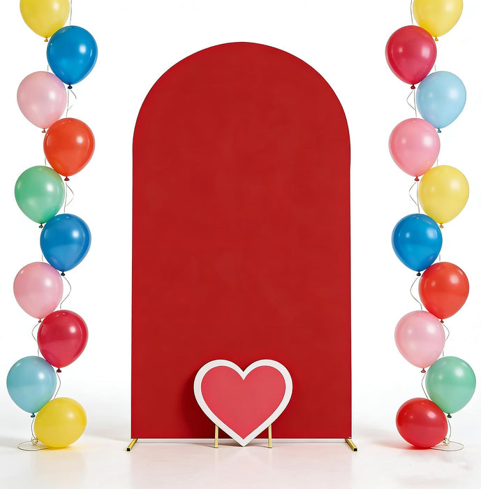 Funda para Arco de Boda de 6.6 Pies de Spandex Ajustada Elástica para Soportes de Arco