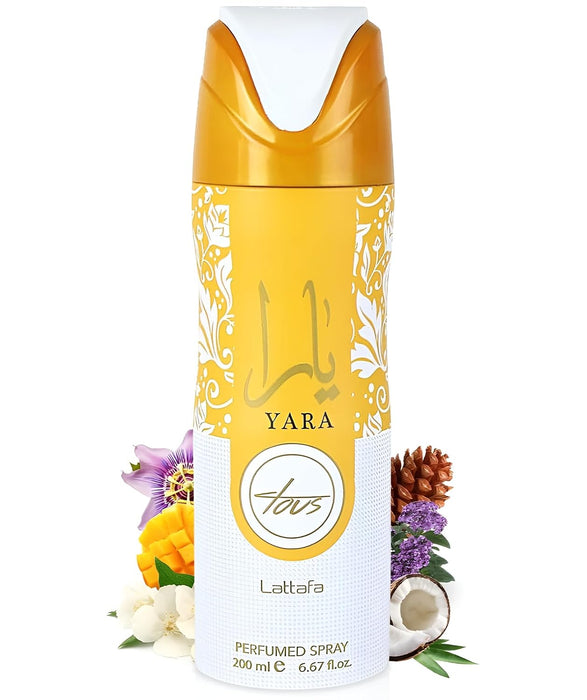 Lattafa Yara Tous – Perfume en aerosol perfumado para mujer con fragancia frutal