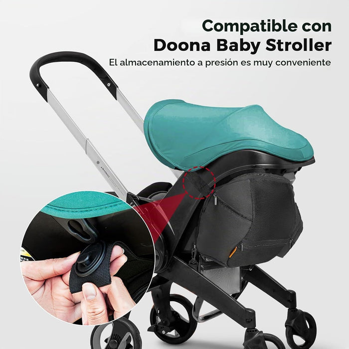 Bolsa de almacenamiento compatible con el cochecito de asiento de automóvil Doona, accesorios de cochecito