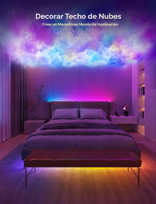 Govee Tira de luces LED RGBIC inteligentes para recámara de 5m/16.4ft