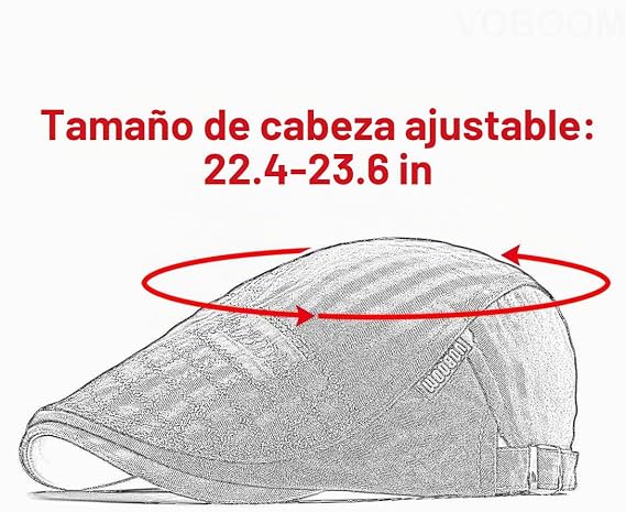 VOBOOM Gorra de taxista para hombre con mezcla de lana, gorra plana
