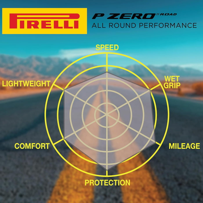 Neumático plegable PIRELLI P Zero Road 24-622 negro