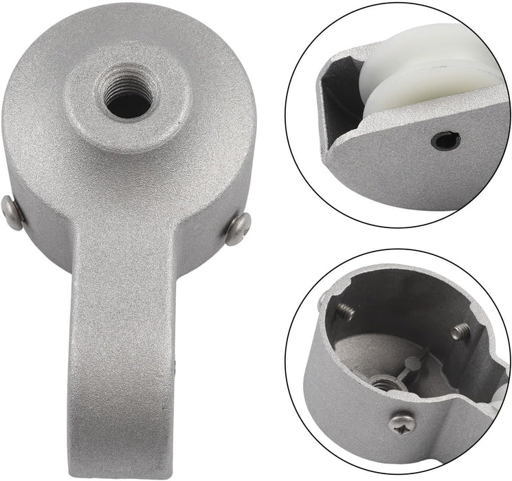 Polea de aluminio para camión para mástil de bandera