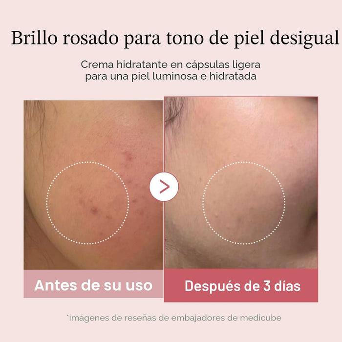 Medicube medicube Crema Cápsula con Salmón DNA PDRN Colágeno Rosa, 55g