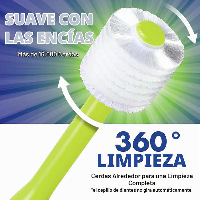 Brilliant Cepillo de dientes para niños Oral Care con cerdas suaves y cabeza redonda, para un niño