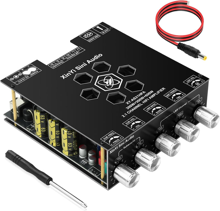 Daakro AS21HPA Placa de amplificador Bluetooth de 2.1 canales
