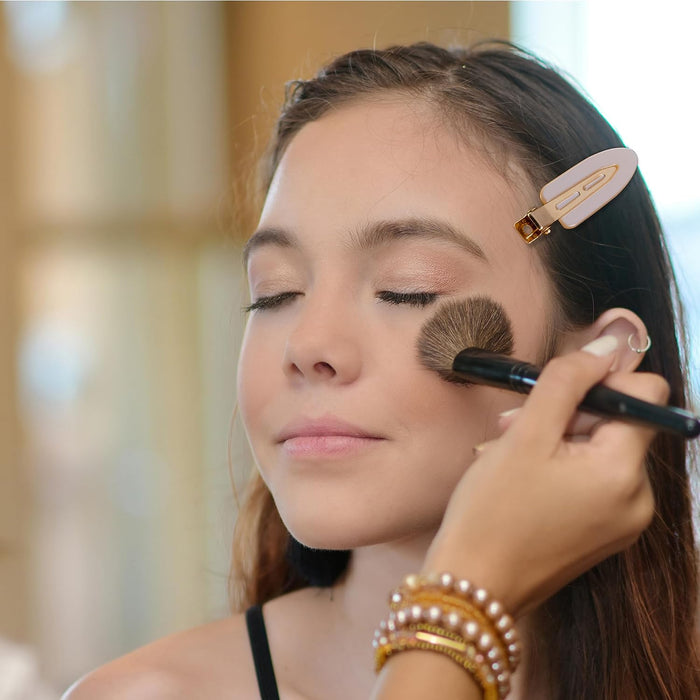 10 pinzas para el cabello planas, sin pliegues ni dobleces, para estilizar, antideslizantes