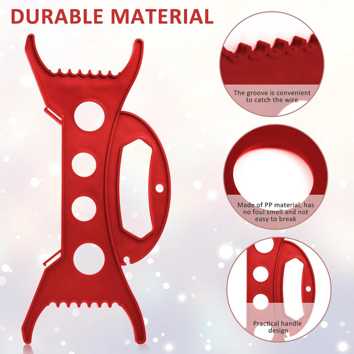 4 piezas organizador de luces de Navidad