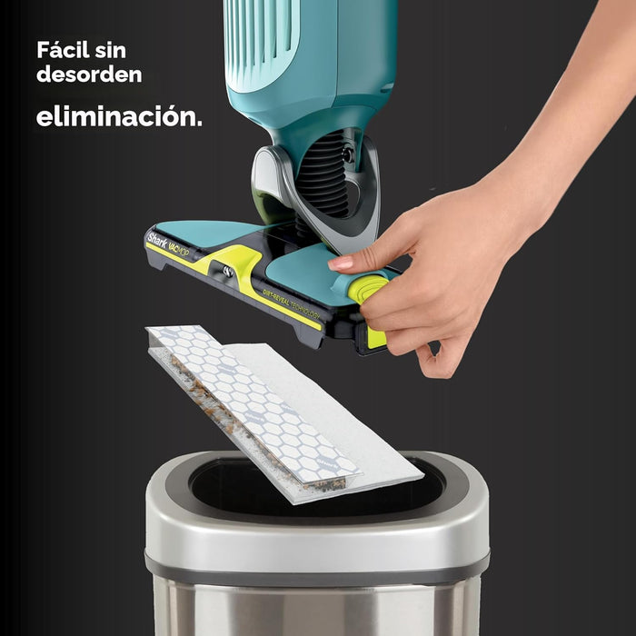 Shark VACMOP Reveal - Nuevo limpiador inalámbrico para suelos duros, aspiradora y trapeador en aerosol
