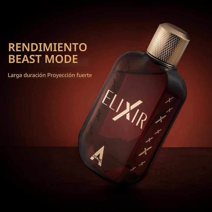Atralia Elixir Eau de Parfum 100 ml | Perfume de Ámbar Fresco y Amadeirado para Hombre