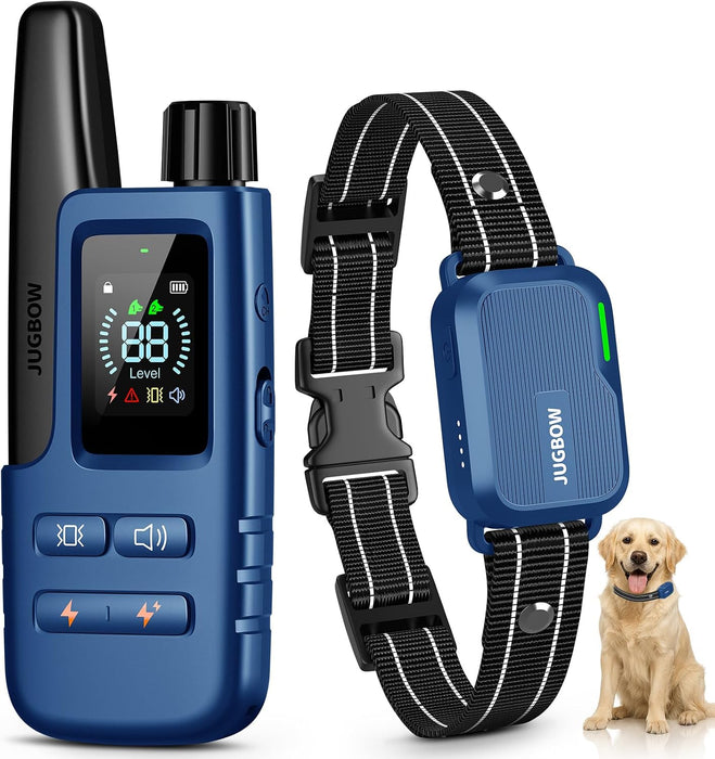Collar de choque para perro, collar de entrenamiento para perros de 4200 pies con control remoto