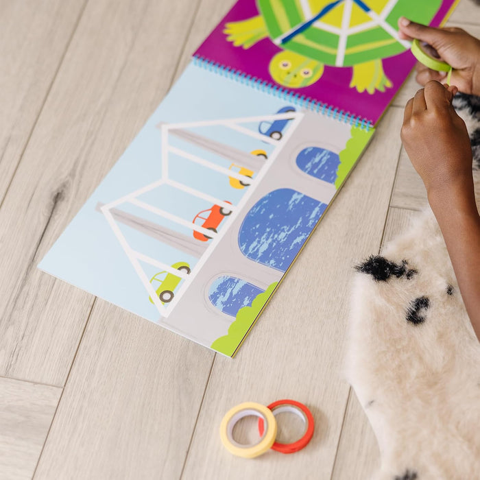 Libro de actividades de Melissa & Doug (idioma inglés), Cinta libro de actividades, Multi Color