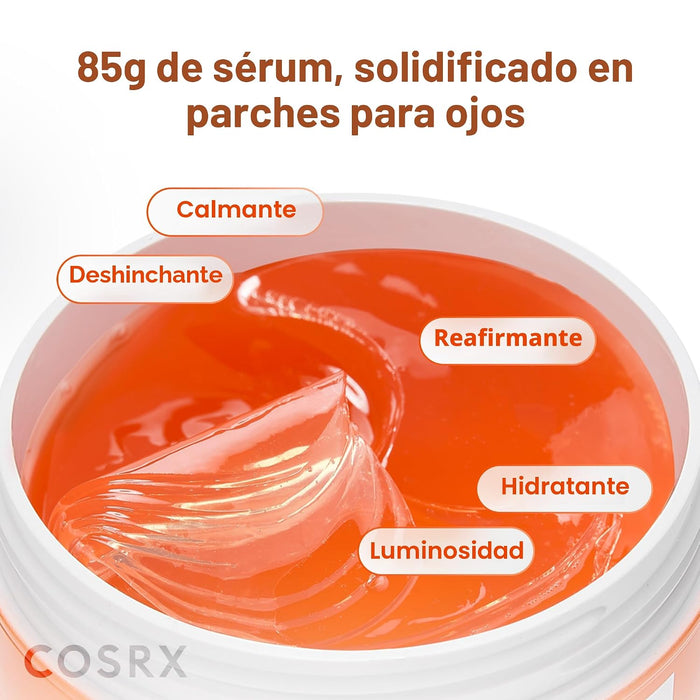 COSRX 5-PDRN Parches de colágeno para ojeras para ojeras, 60 parches debajo