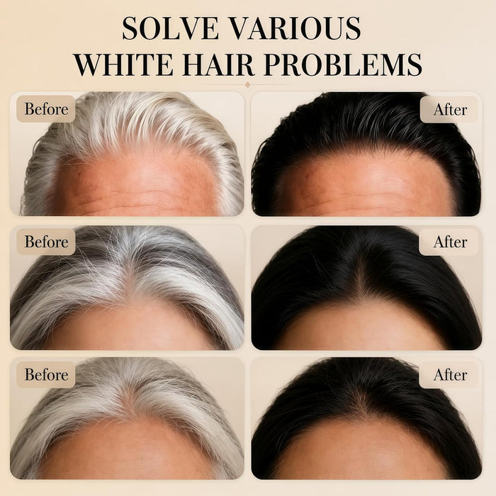 Peine en barra 2 en 1 para teñir el cabello instantáneo  a prueba de sudor