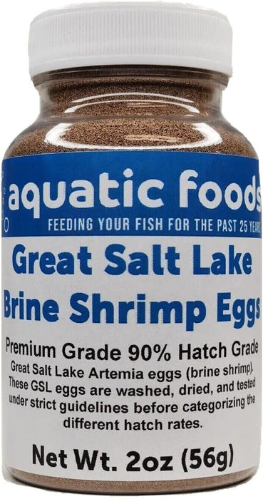 Aquatic foods Huevos de artemia de camarones en salmuera, grado premium 2oz