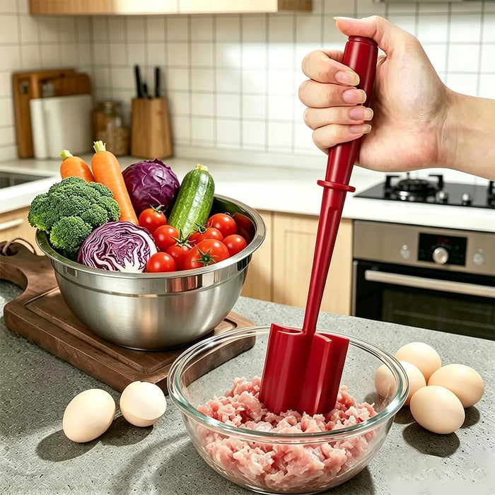 Picador de carne, herramienta de plástico para carne molida
