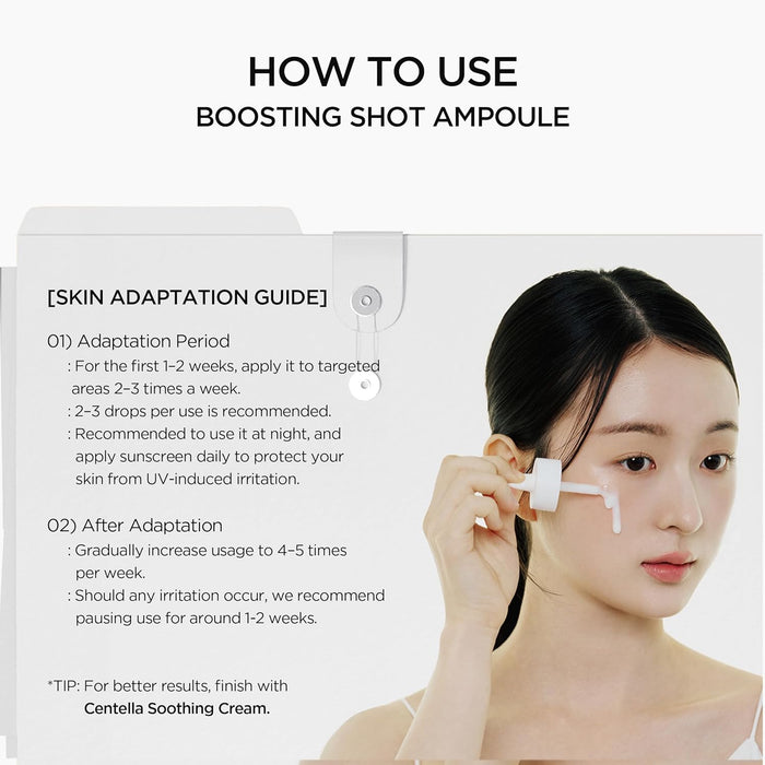 SKIN1004 Matrixyl 10% Boosting Shot Ampolla, Suero de Ácido Hialurónico y Espícula