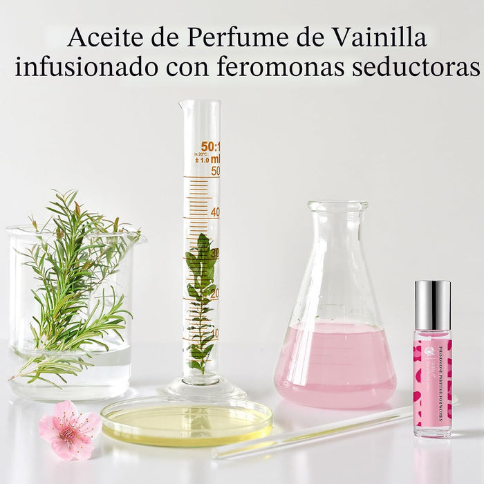 DIBALA Perfume de Feromonas para Mujeres, Aceite de Perfume Roll On Natural 10ml