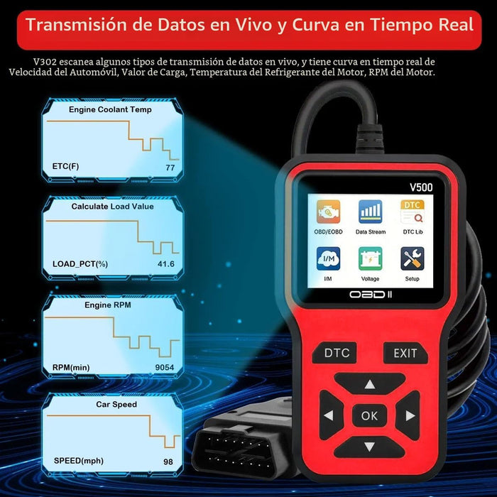 Herramienta de diagnóstico del escáner V500 OBD2