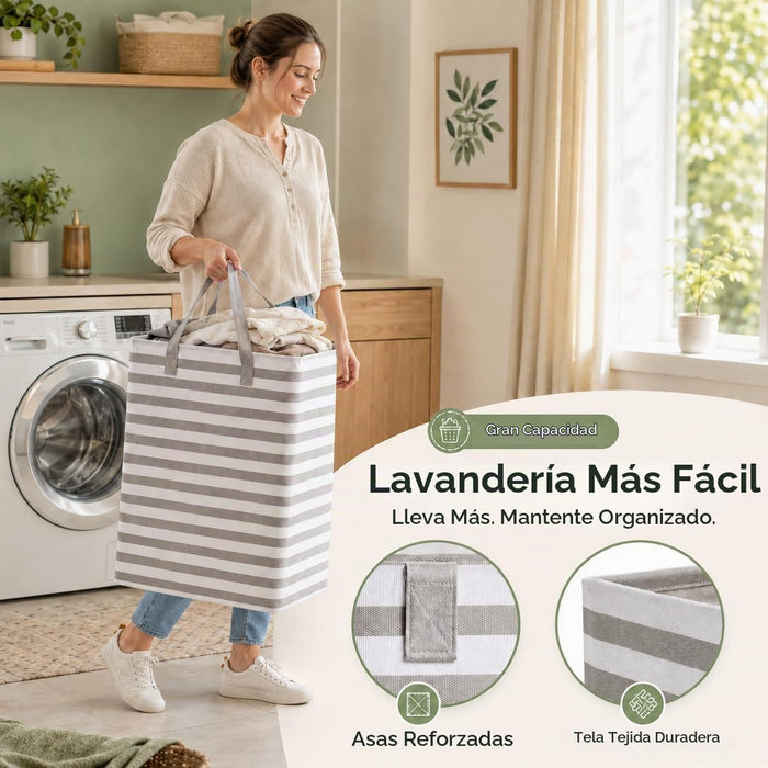 BOOMIBOO Paquete de 2 Cestas Grandes para Ropa Sucia