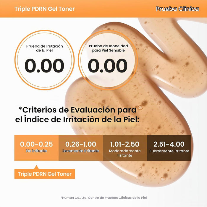 AXIS-Y Tóner de gel Triple PDRN – Tóner reparador calmante de barrera