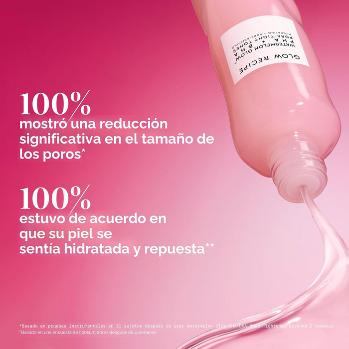 Glow Recipe PHA + BHA Tónico Facial - Minimizador de Poros de Cuidado de la Piel