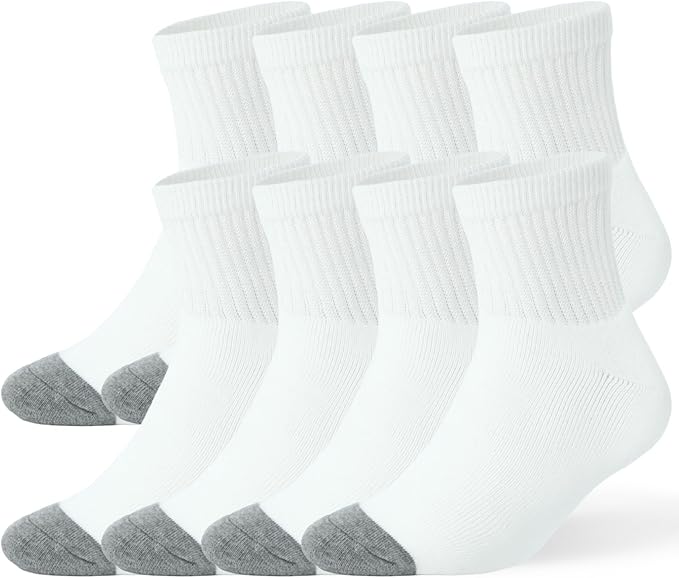 WANDER Calcetines tobilleros acolchados para hombre, paquete de 8
