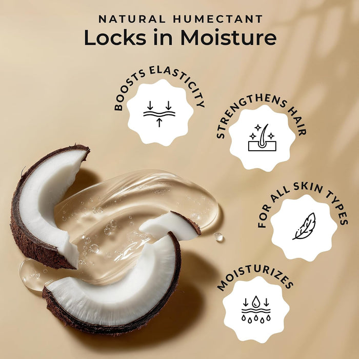 Glicerina 100% orgánica, para piel y cabello, grado alimenticio, 4 onzas líquidas