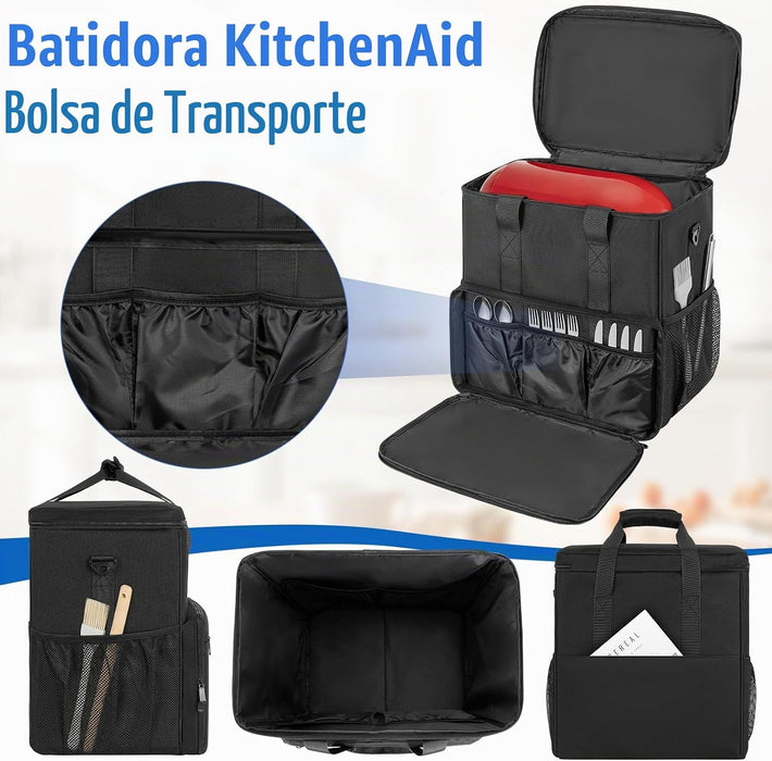 TORIBIO - Bolsa para batidora de pie compatible con mezcladores KitchenAid de 6/7/8 cuartos de galón