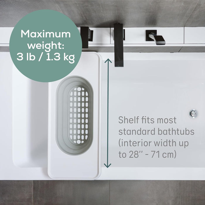 Angelcare - Estante organizador de baño, almacenamiento plegable para juguetes