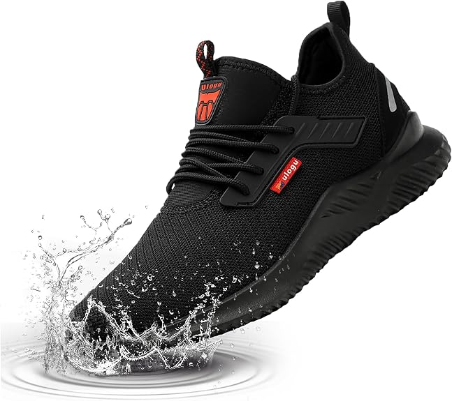 Zapatos de punta de acero impermeables para hombres y mujeres