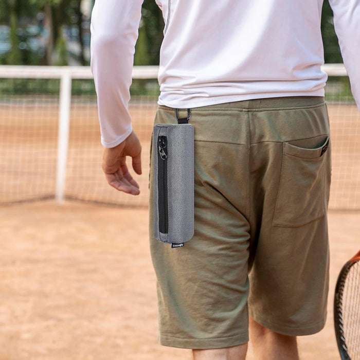 Soporte para pelotas de pickleball, bolsa de almacenamiento portátil con gancho