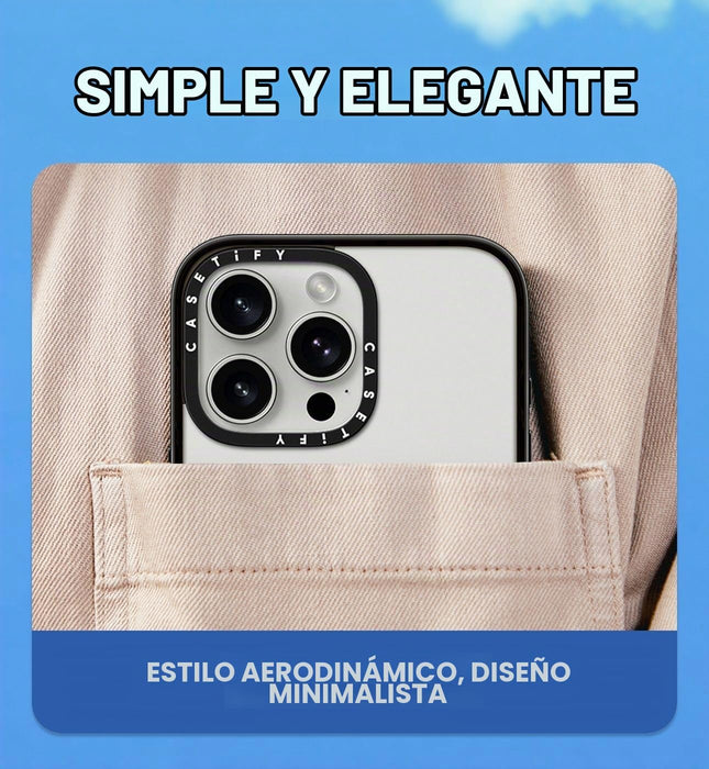 CASETiFY Funda compacta para iPhone 15 Plus [protección contra caídas de grado militar 2X de 4 pies, delgada/ligera]