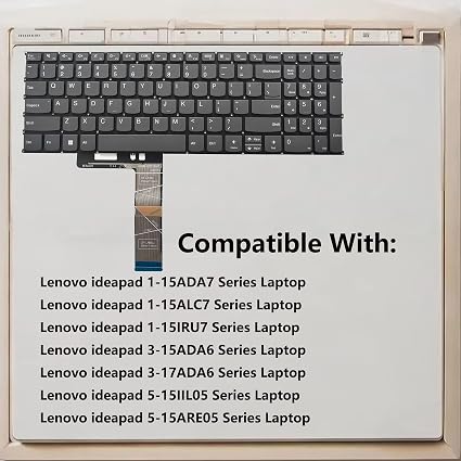 Teclado de repuesto para portátiles Lenovo ideapad de las series 1-15IAU7
