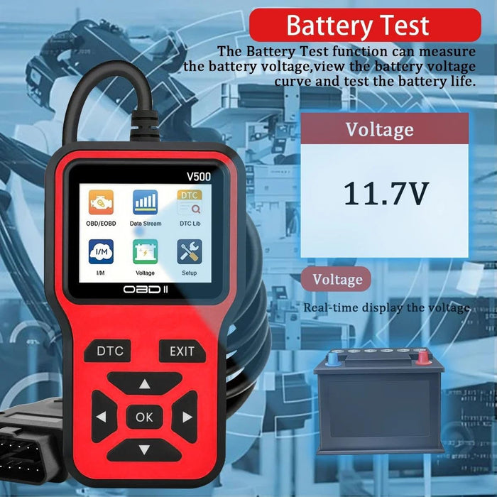 Herramienta de diagnóstico del escáner V500 OBD2