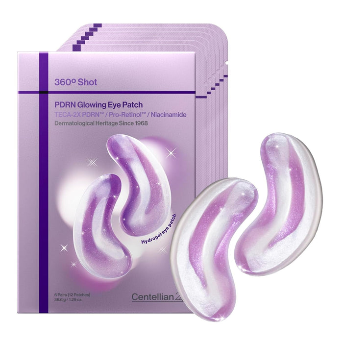 CENTELLIAN 24 360 Shot PDRN - Parche para ojos brillantes, círculos oscuros TECA (1PCS)