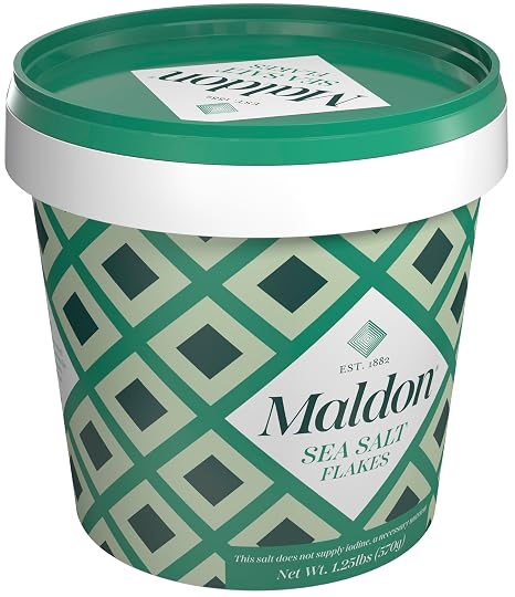 Sal Maldon, escamas de sal marina, 570 g (20 oz), envase resellable