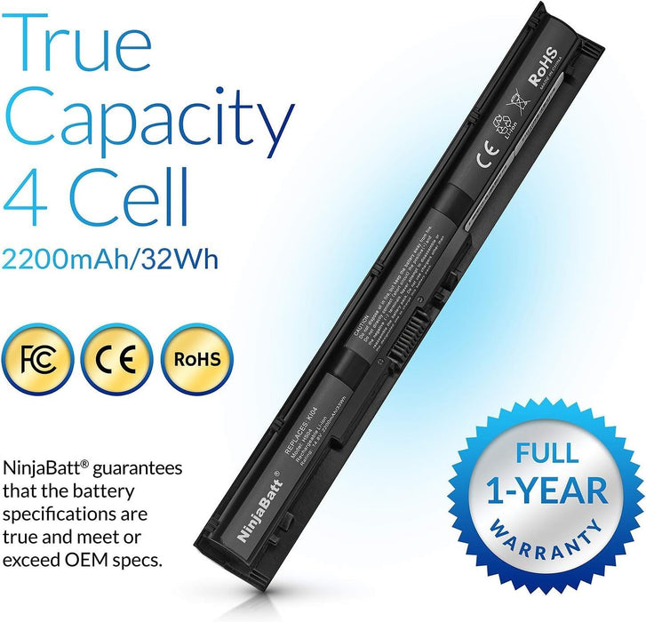 Batería NinjaBatt para HP 800049-001 K104, Celdas/2200mAh/32Wh]